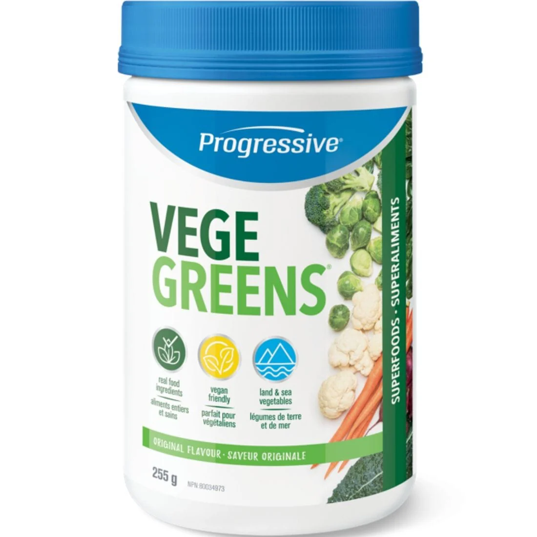 Progressive VegeGreens Powder, Superfood Greens Formula - Image 3