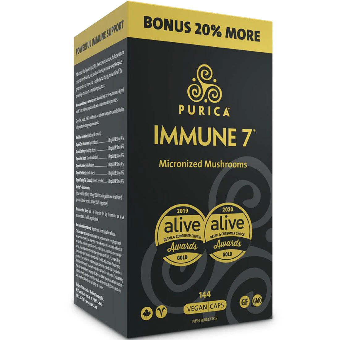 Purica Immune 7, Ultimate Immune Booster With Mushrooms and Antioxidants - Image 4