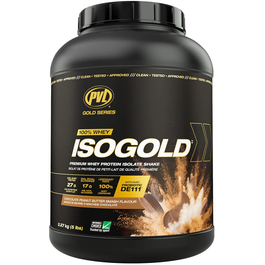 PVL IsoGold Whey Protein Isolate Protein Powder, With Probiotics, Enzymes & Zero Fillers - Image 3