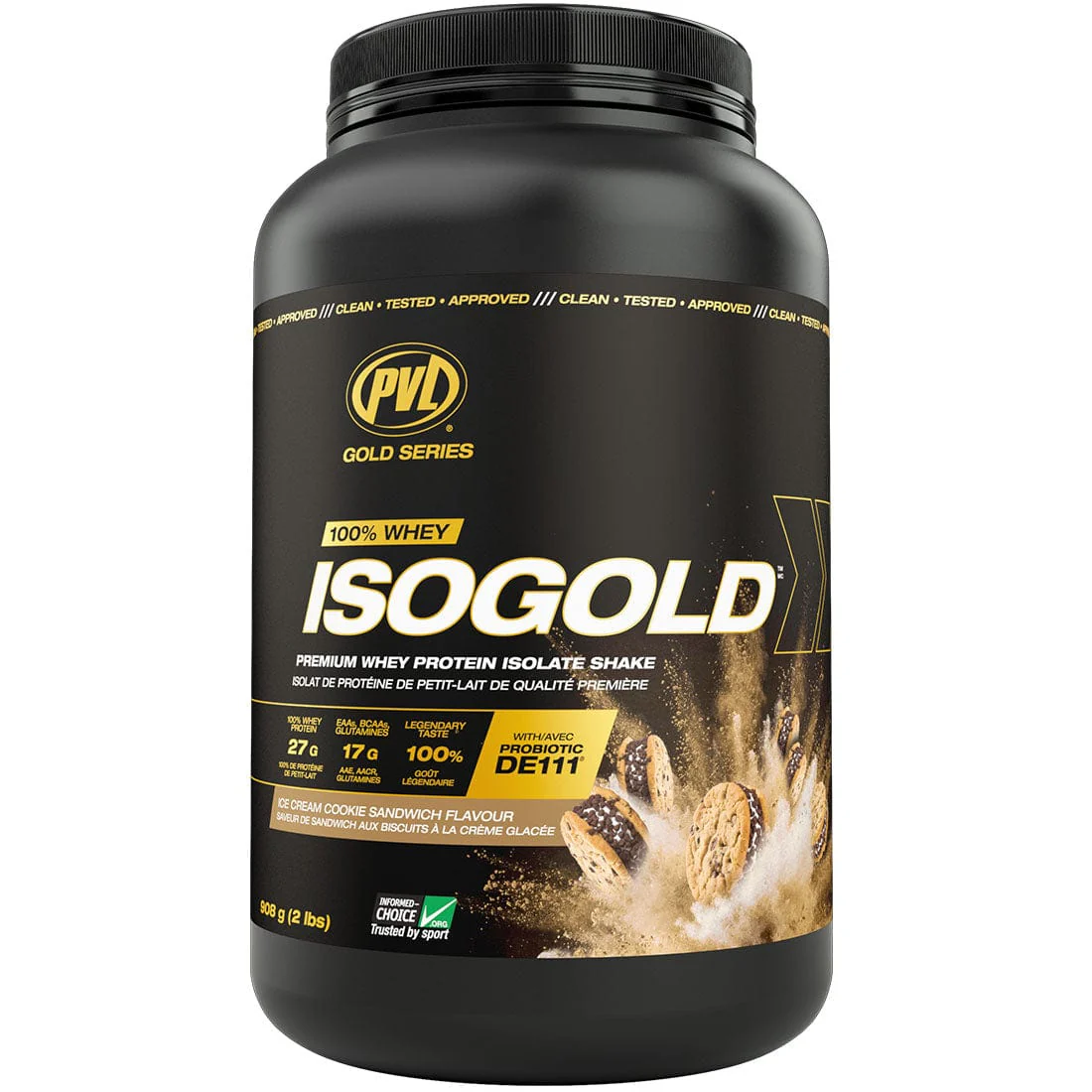 PVL IsoGold Whey Protein Isolate Protein Powder, With Probiotics, Enzymes & Zero Fillers - Image 4