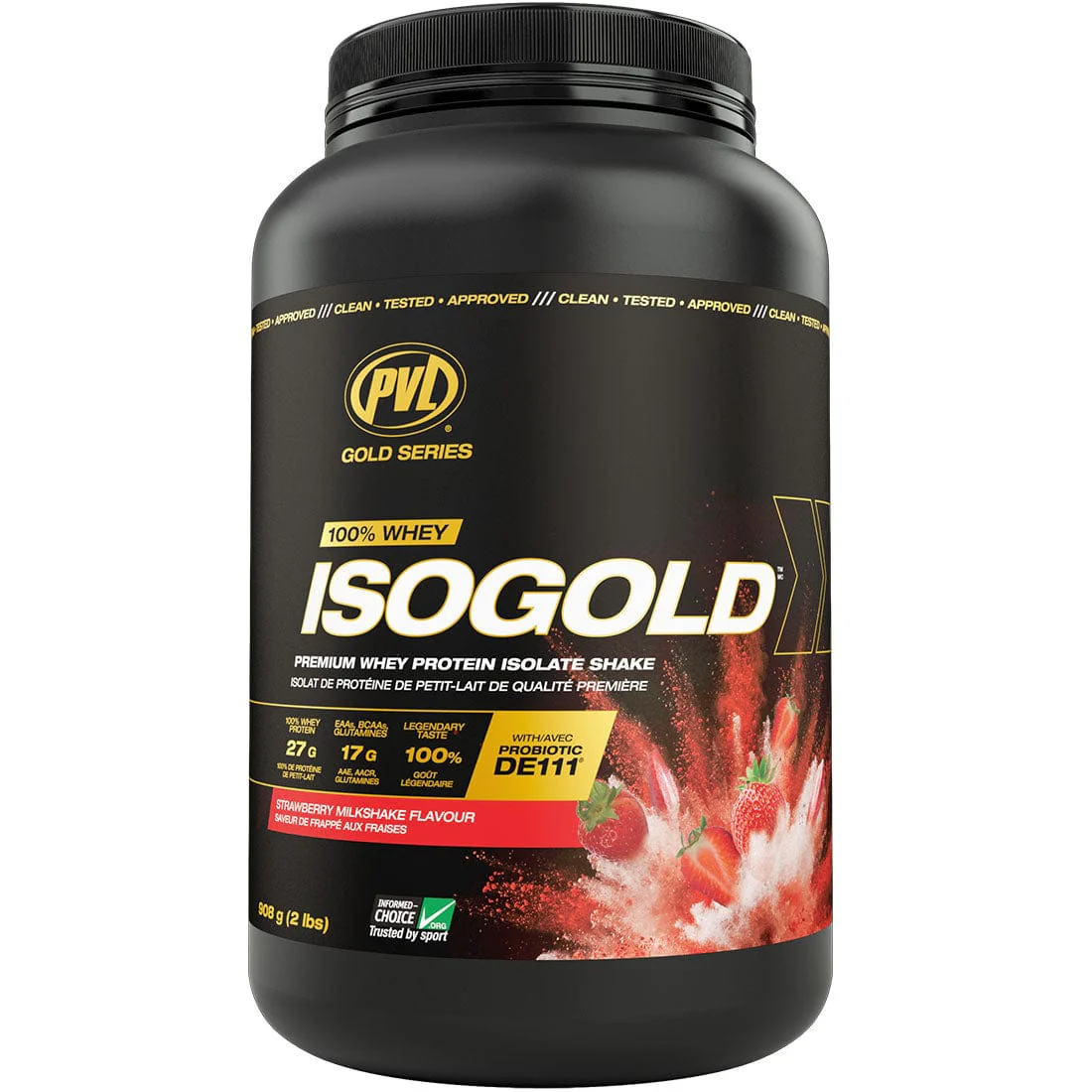 PVL IsoGold Whey Protein Isolate Protein Powder, With Probiotics, Enzymes & Zero Fillers - Image 9