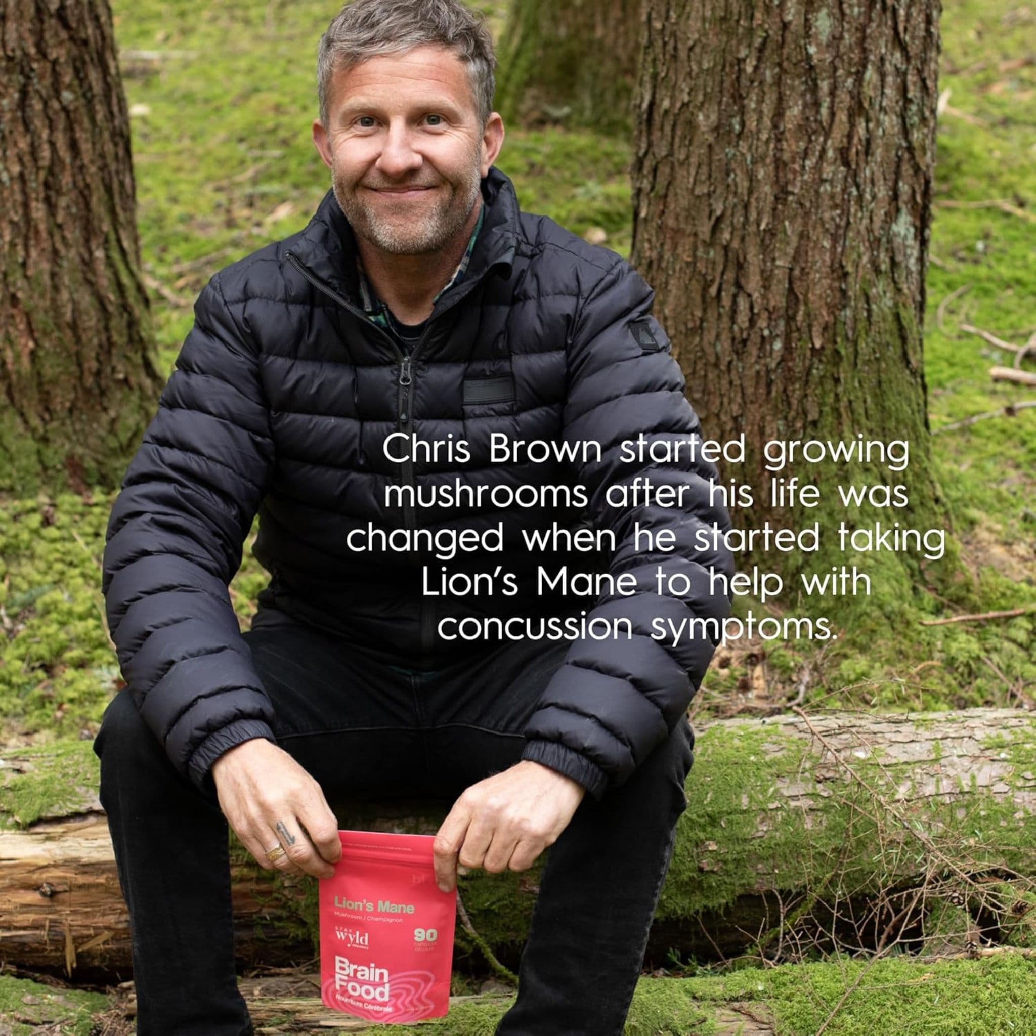 Stay Wyld Organics Brain Food, Lion's Mane (Memory & Brain Support), 90 Capsules - Image 6