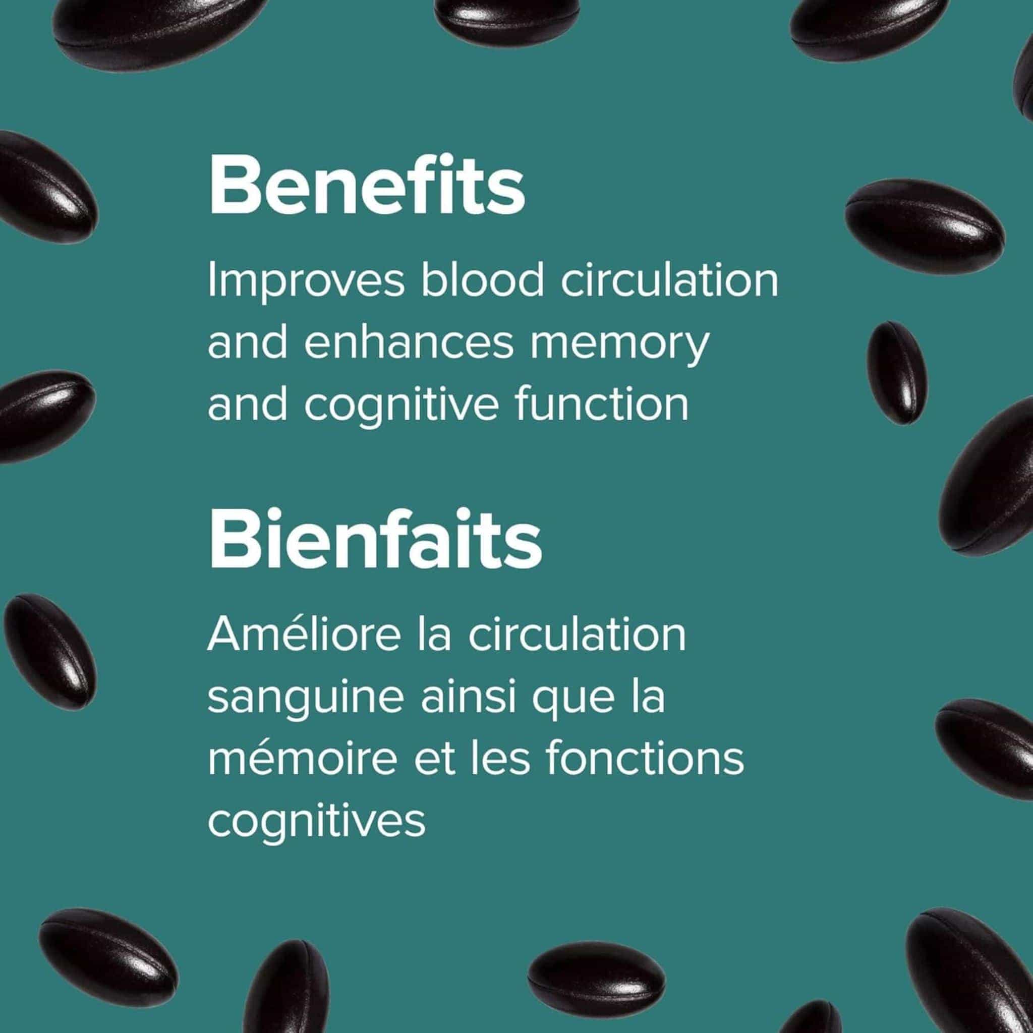 Webber Naturals Ginkgo Biloba 6000mg, Extra Strength, Supports Memory and Cognition, 180 Softgels - Image 4