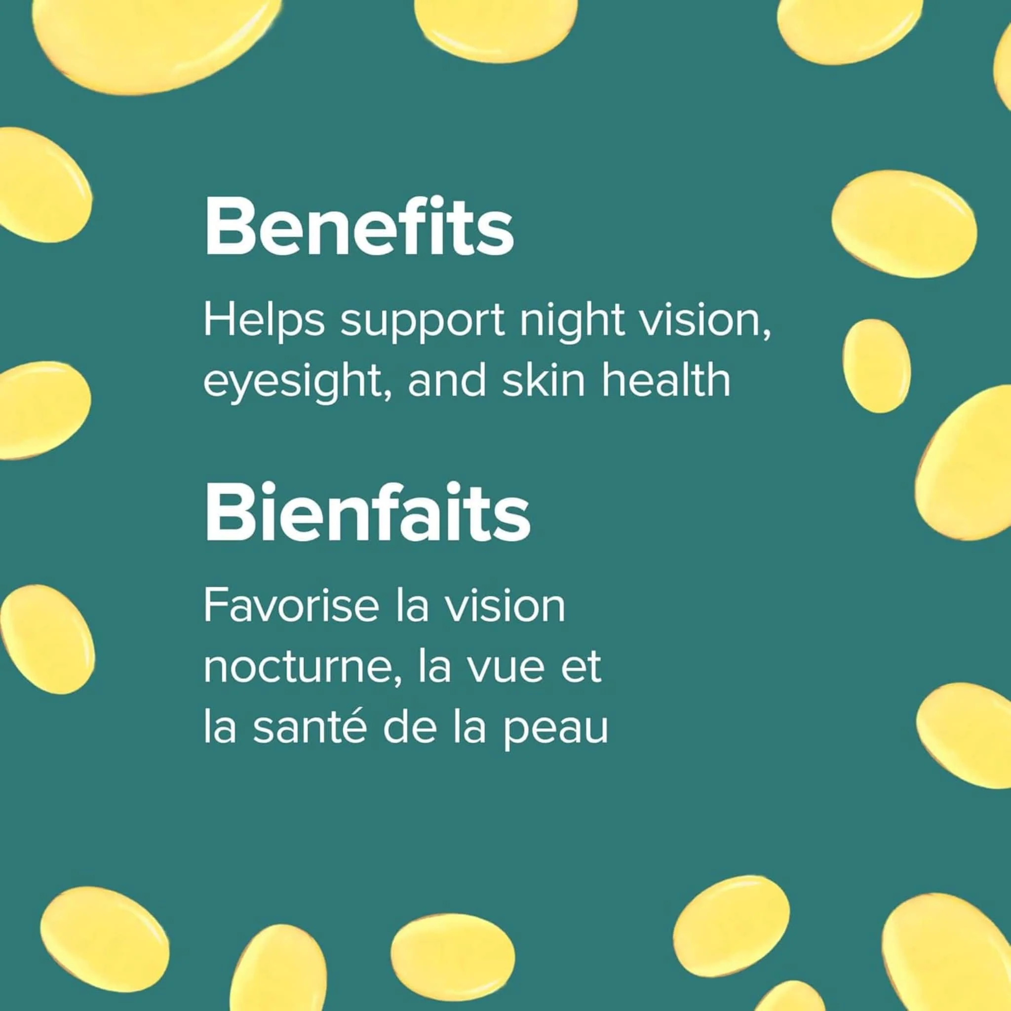 Webber Naturals Vitamin A 10,000IU, Helps Support Night Vision, Eyesight and Skin Health, 110 Softgels - Image 5